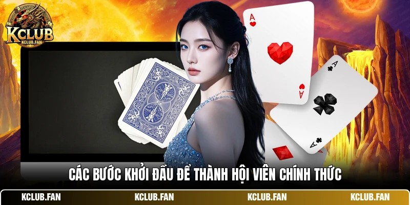 Các bước khởi đầu để thành hội viên chính thức